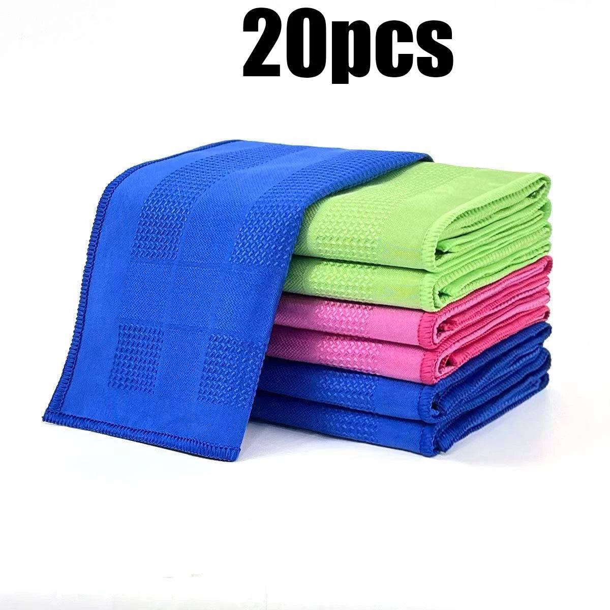 NanoScale Streak-Free Miracle Cleaning Cloths Reusable And Rewashable