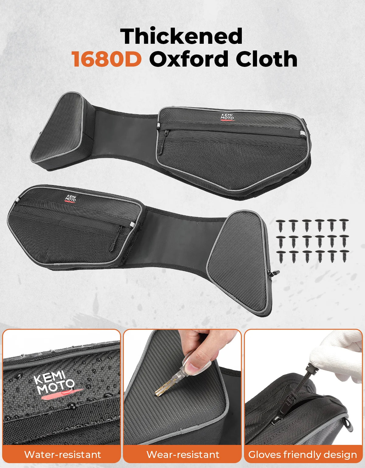 UTV Side Door Bag For Can-Am Commander, Commander