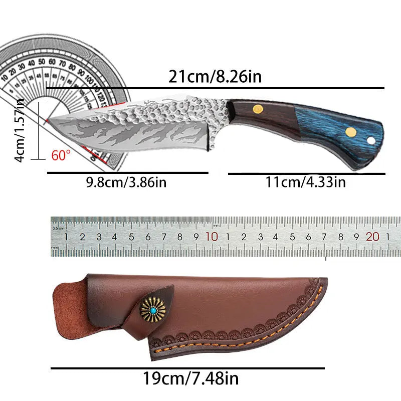 wooden handled knives