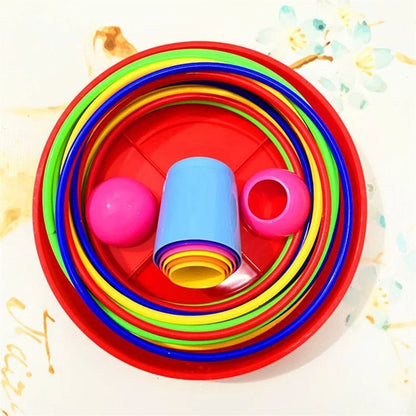 Children's Throw and Stack Ring Toss Game
