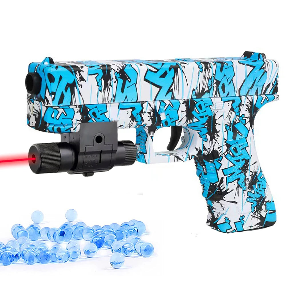 Soft Bullet Airsoft Pistol With Laser, Outdoor Sports