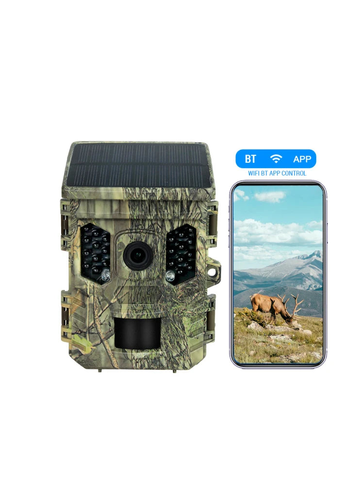 Wildlife Camera Solar Energy 4K Trail Cam