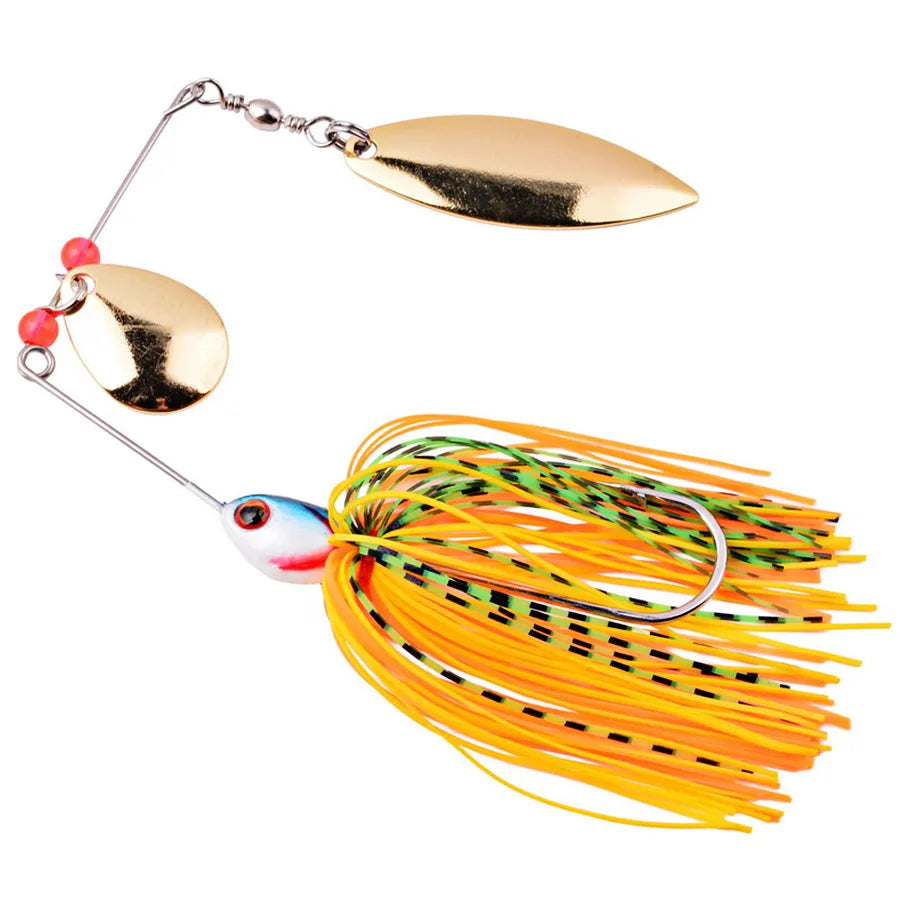 1PC Wobbler Metal Sequins Spinnerbait