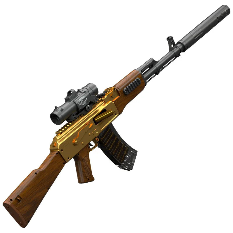 Ak47 Soft Bullet Children's Gun, Outdoor Battle