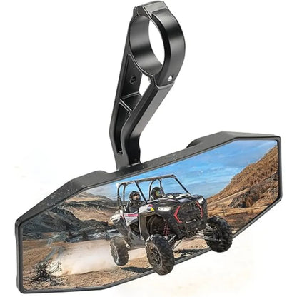 UTV Center Rearview Mirror 1.75"  Roll Bar 360° Adjustable for Polaris General/2016-2022 XP RZR S
