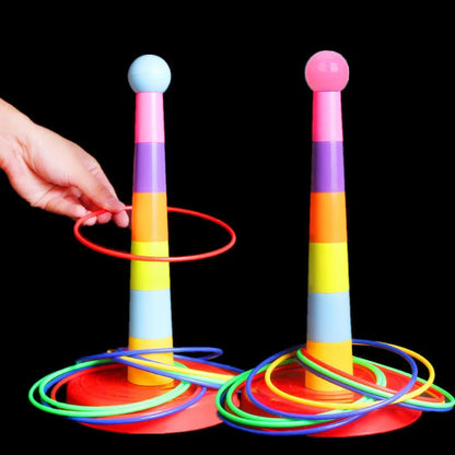 Children's Throw and Stack Ring Toss Game