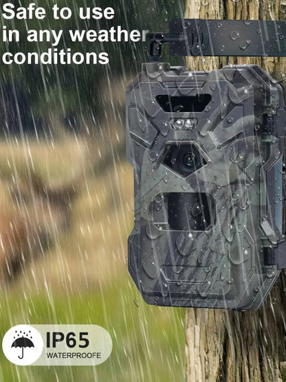 Outdoor 4G 30MP 2K APP Control Night Vision Trap Game 120 Degree