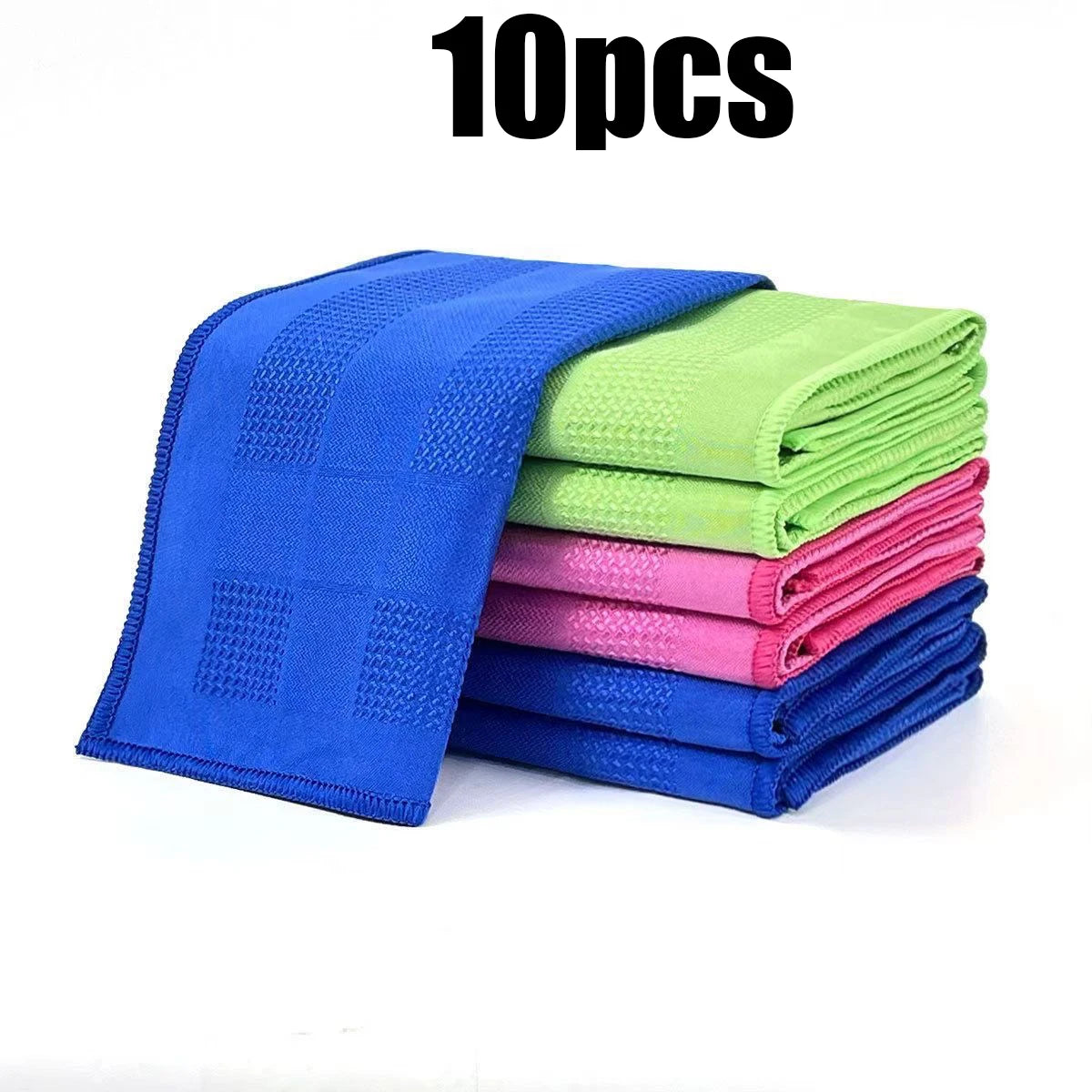 NanoScale Streak-Free Miracle Cleaning Cloths Reusable And Rewashable