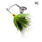 7G/9G spinner bait fishing lure for bass pike