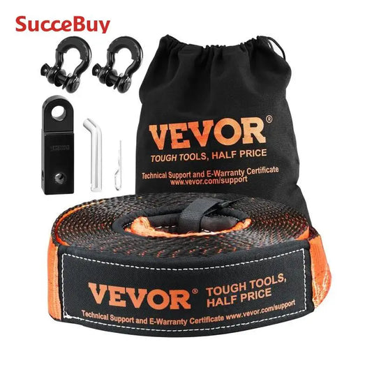 3in x 30ft Off-Road Winch Recovery Kit with 30000Lbs Tow Strap