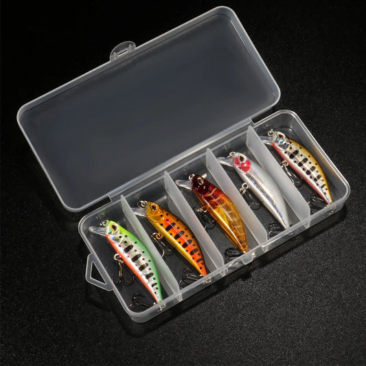 5 PCS Lure Kit, Sinking Minnows