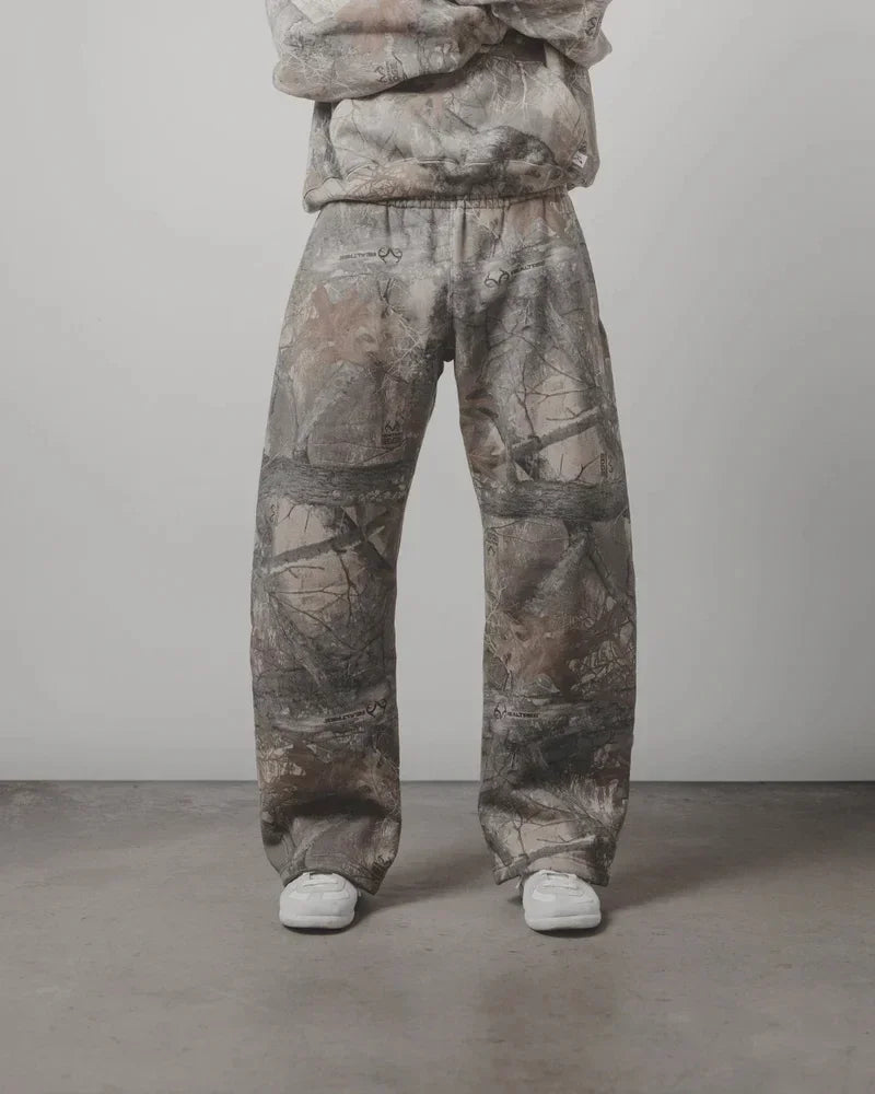 Oversized camo hoodie