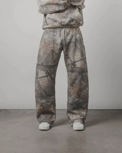 Oversized camo hoodie