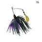 7G/9G spinner bait fishing lure for bass pike