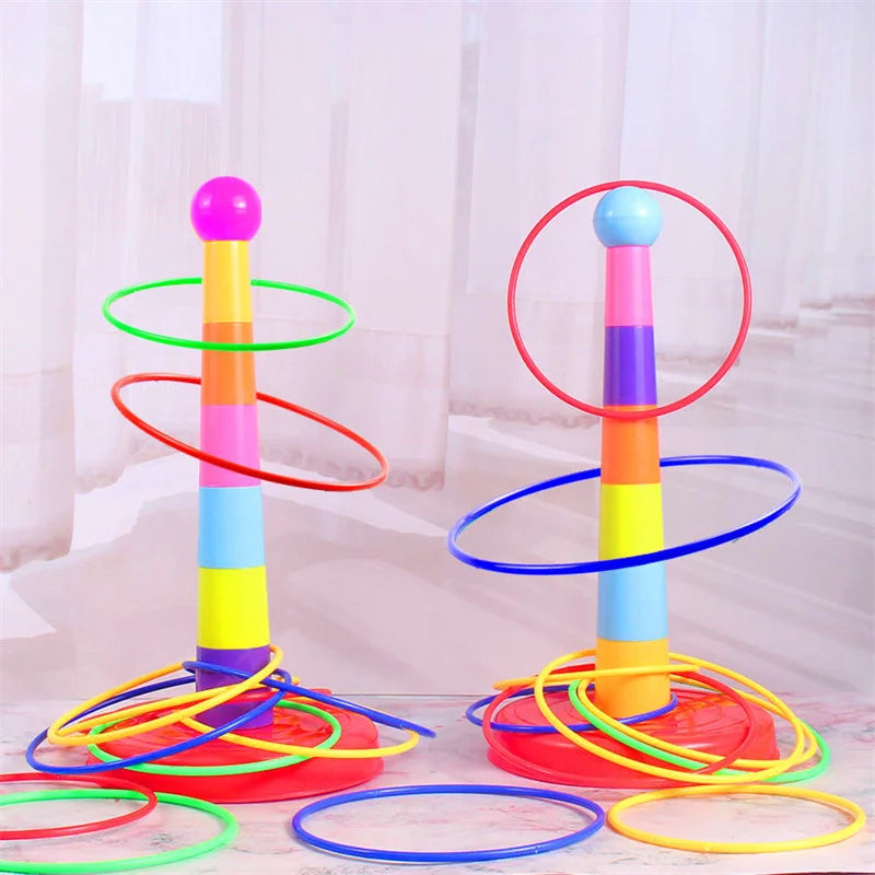 Children's Throw and Stack Ring Toss Game